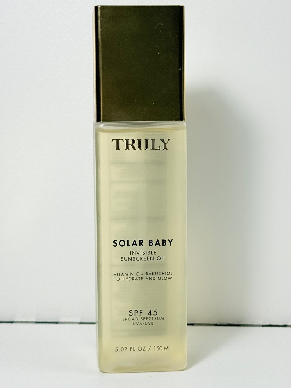 TRULY Solar Baby Invisible SPF 45 UVA-UVB Sunscreen Oil - New & Sealed